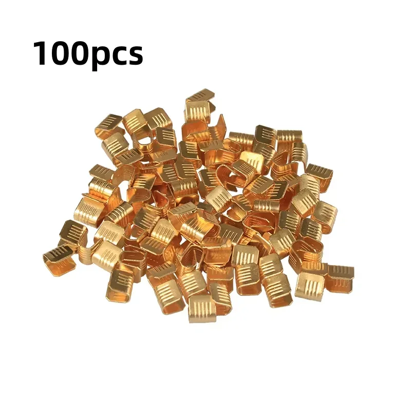 100PCS DJ454 U-Shaped 0.5-6mm2 U-type Docking Wire Connector line Pressing Button Quick Connect Terminal Wiring