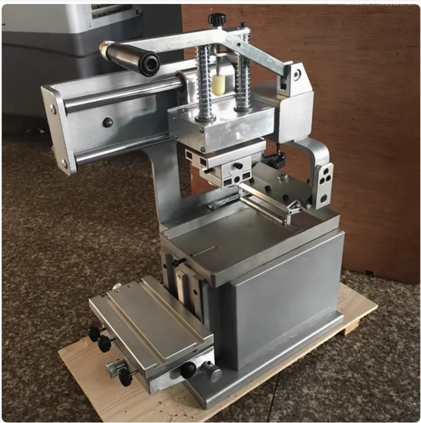 Single Color Manual Pad Printer Printing Machine Kits with Cliche Plate And Rubber Pads
