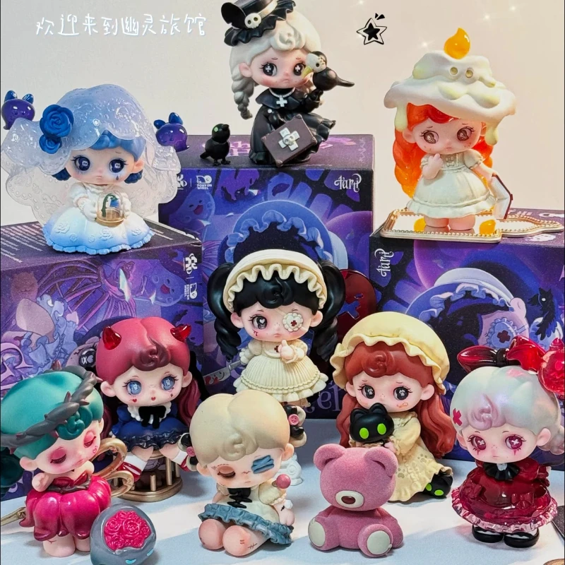 

New Blind Box Tarti Ghost Hotel Series Cute Doll Collectible Figurine New Year Gift Decorative Toy Mystery Box Desktop Ornaments