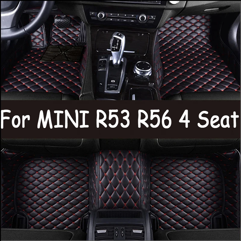 

Custom 3D Full Coverage Car Floor Mats for MINI R53 R56 4 Seat 2004-2013 F55 F56 2 Doors 4Doors PACEMAN R61 Interior Accessories