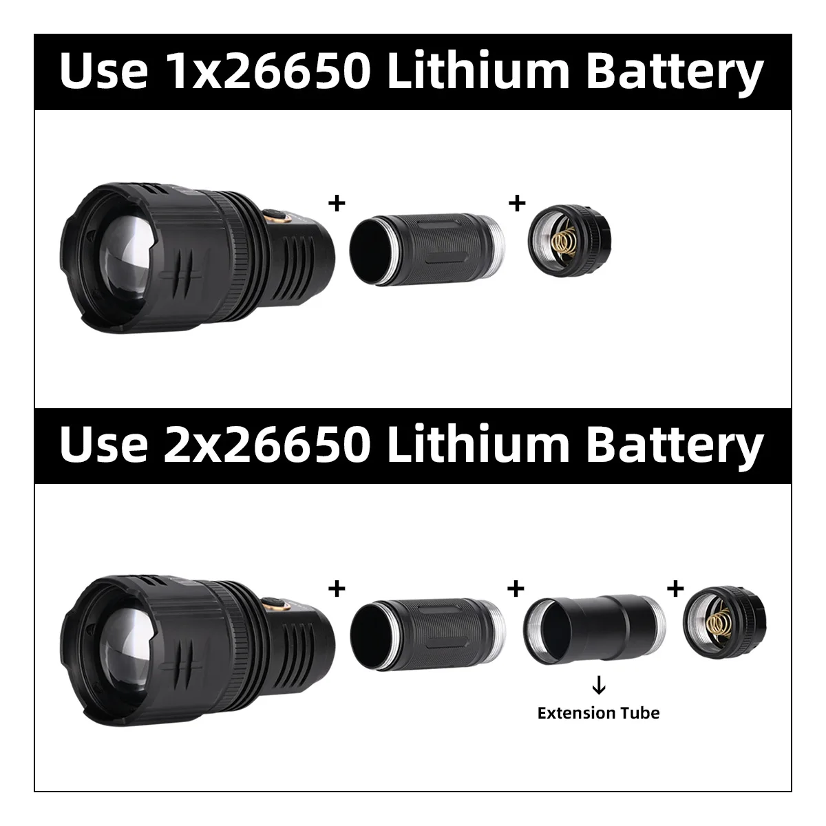 1200000LM Most Powerful LED Flashlight 300 Watts USB Rechargeable Torch Light 3000 Meter High Power Flashlight Tactical Lantern