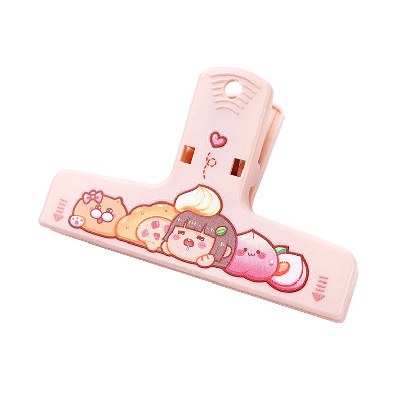 Nette Cartoon ABS Papier Clipper Lesezeichen Binder Multicolor Büro Zubehör Dokument Clip Schule Liefert Kawaii Schreibwaren