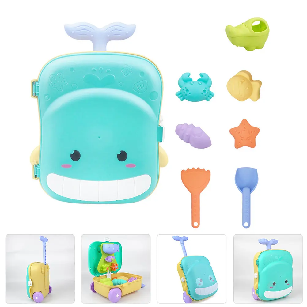 

Набор портативных игрушек для пляжа и песка для детей: развивающий логическое мышление и творчество, подарок для малышей