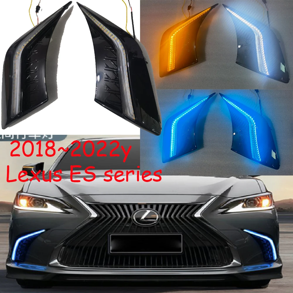 

car bumper headlight for Lexus daytime light ES Series 2018~2022y DRL car accessories LED headlamp for Lexus fog light