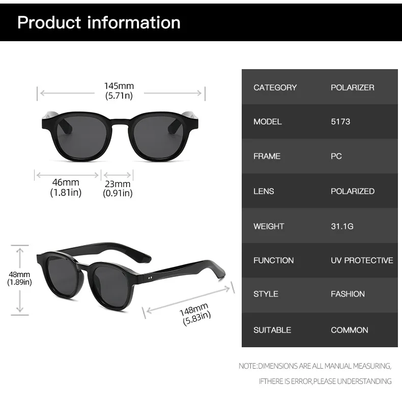 Trendy 2024 Round Sunglasses Women Ins Popular Trending Shades Small Eyewear Men Gradient Sun Glasses Female Male UV400