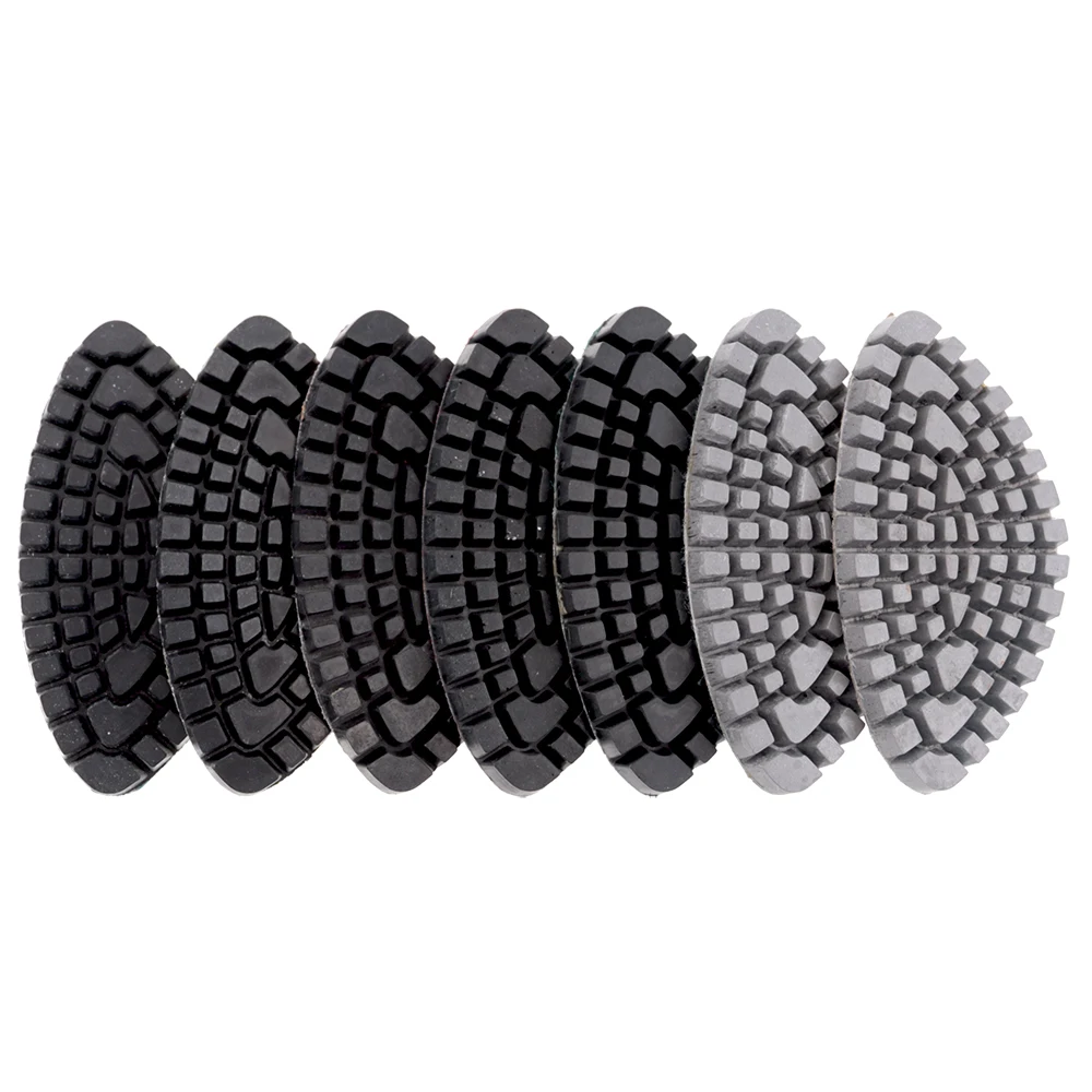 Imagem -04 - Almofada de Polimento de Diamante Triangular para Piso de Concreto Lixador em Forma Especial para Pedra de Mármore Grainte 10 Pcs por Conjunto