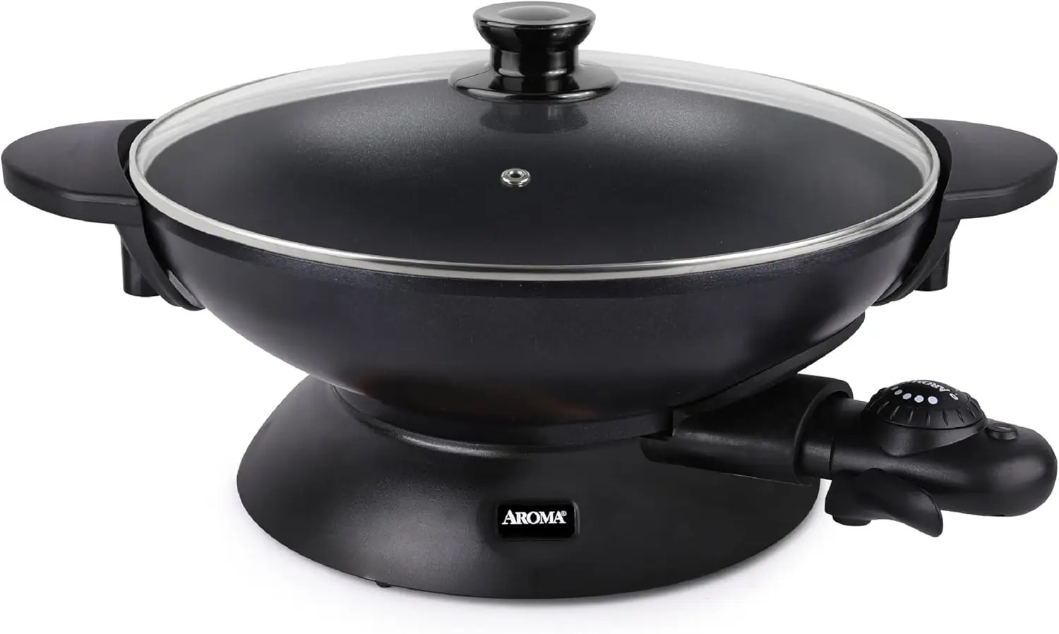 

5-Quart Electric Wok with Nonstick Coating, Quick Heating for Stir Fry and Steaming