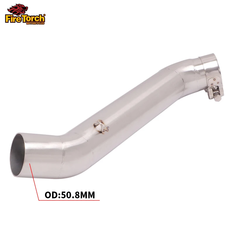 For HONDA VFR1200 X VFR1200F VFR 1200 2009 - 2015 Motorcycle Exhaust modify Middle Pipe Link Pipe Section Muffler Espace Moto