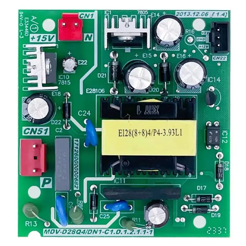 【618 SUMMER SALE】New For Midea Central Air Conditioner Control Board PCB MDV-D28Q4/DN1-C1 D. 1.2.1.1-1 17126000000682 Condenser