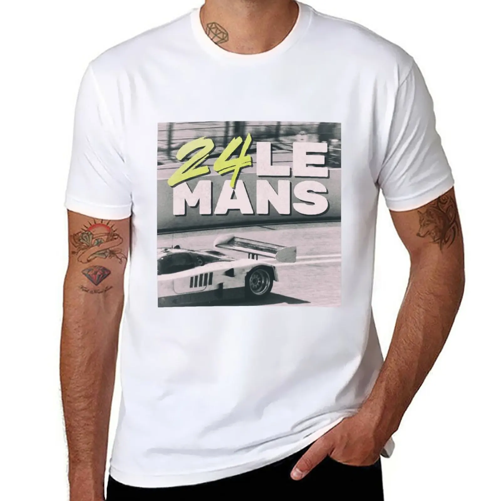 New 24lemans - yellow grunge T-Shirt sublime t shirt man clothes summer tops Men's clothing