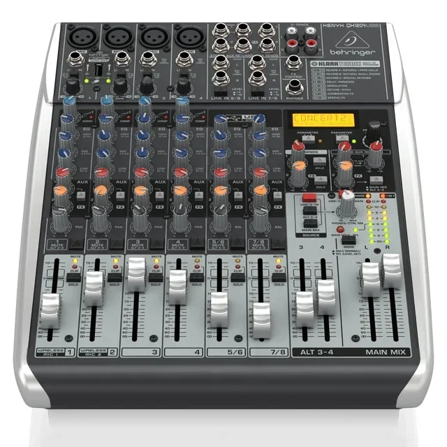 Behringer QX1204USB 8-channel Professional Digital Mixer Console Stage Cabinet Sound Console