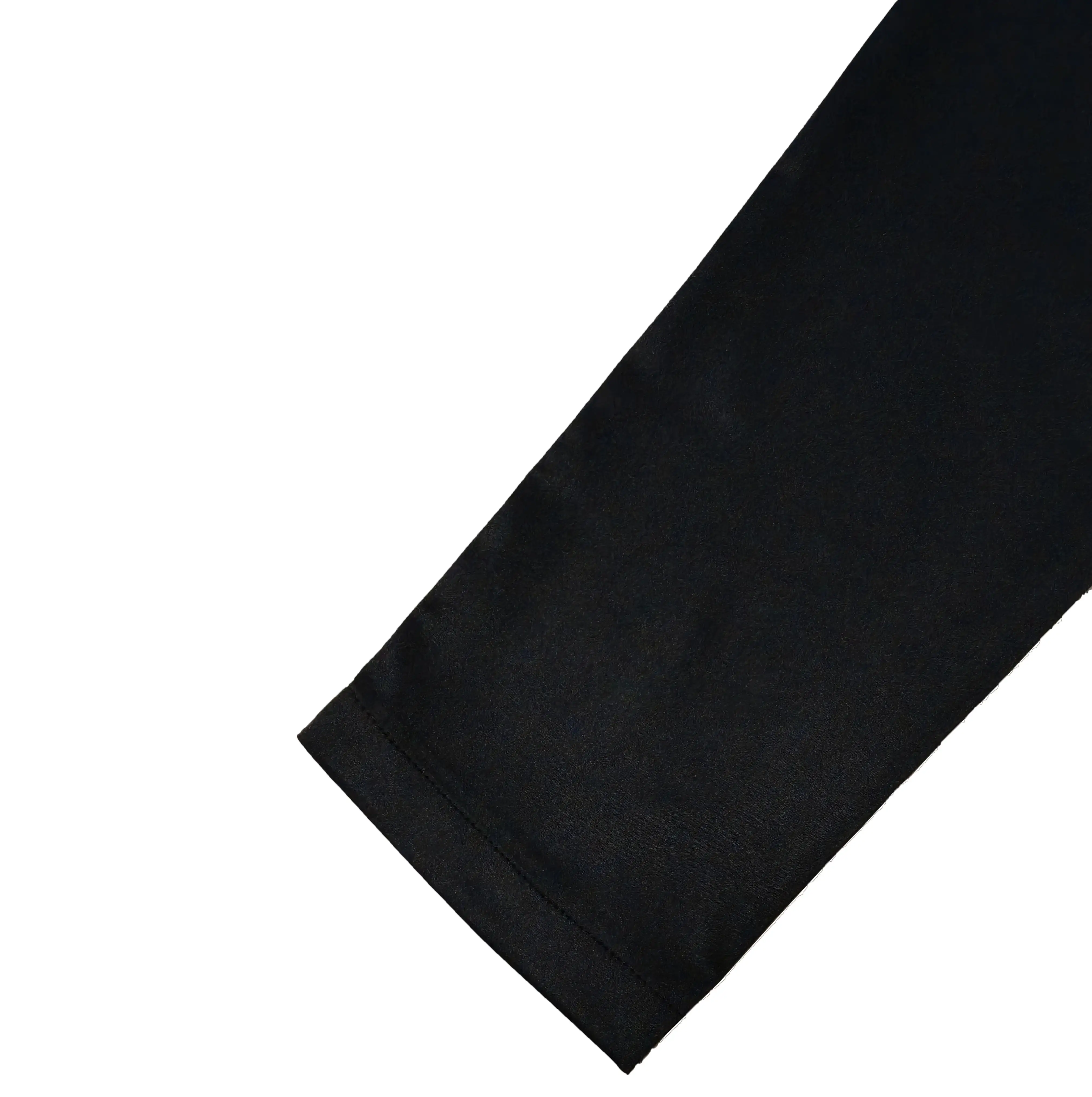 Bata musulmana negra con cuello levantado para hombre, camisa informal de longitud media con personalidad, camisa de color sólido, ropa tradicional para hombre