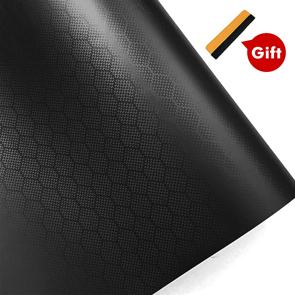 9D Carbonfaser-Folie Wasserdichter Auto-Aufkleber Vinyl Auto-Tuning Motorrad-Aufkleber Glänzende Matte Schwarze Auto-Klebefolie