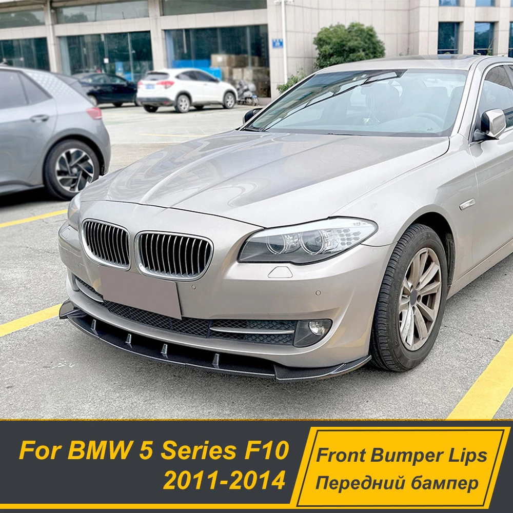 

For BMW 5 Series F10 2011-2014 Front Bumper Splitter Lip Spoiler Diffuser Body Kits Protection Guard Exterior Accessories Parts