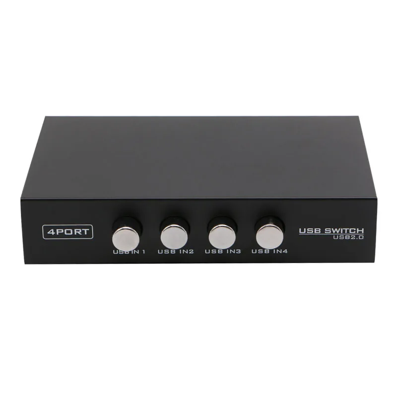 Comutador de dispositivo compartilhamento, 4 portas usb, caixa adaptadora para pc, scanner, impressora