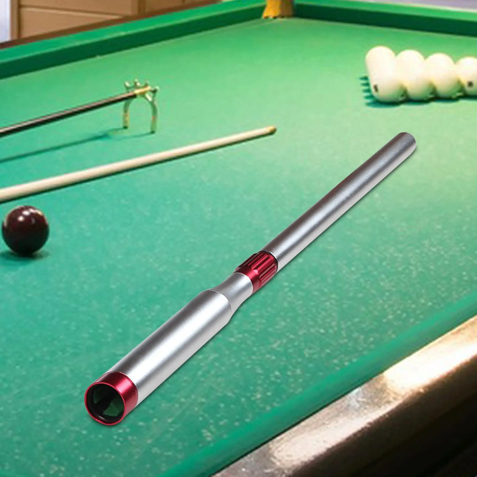 

Telescopic Pool Stick Extension,Snooker Cue Extender,Lightweight Extension Rod,Billiards Cue Extender for Practice Enthusiast