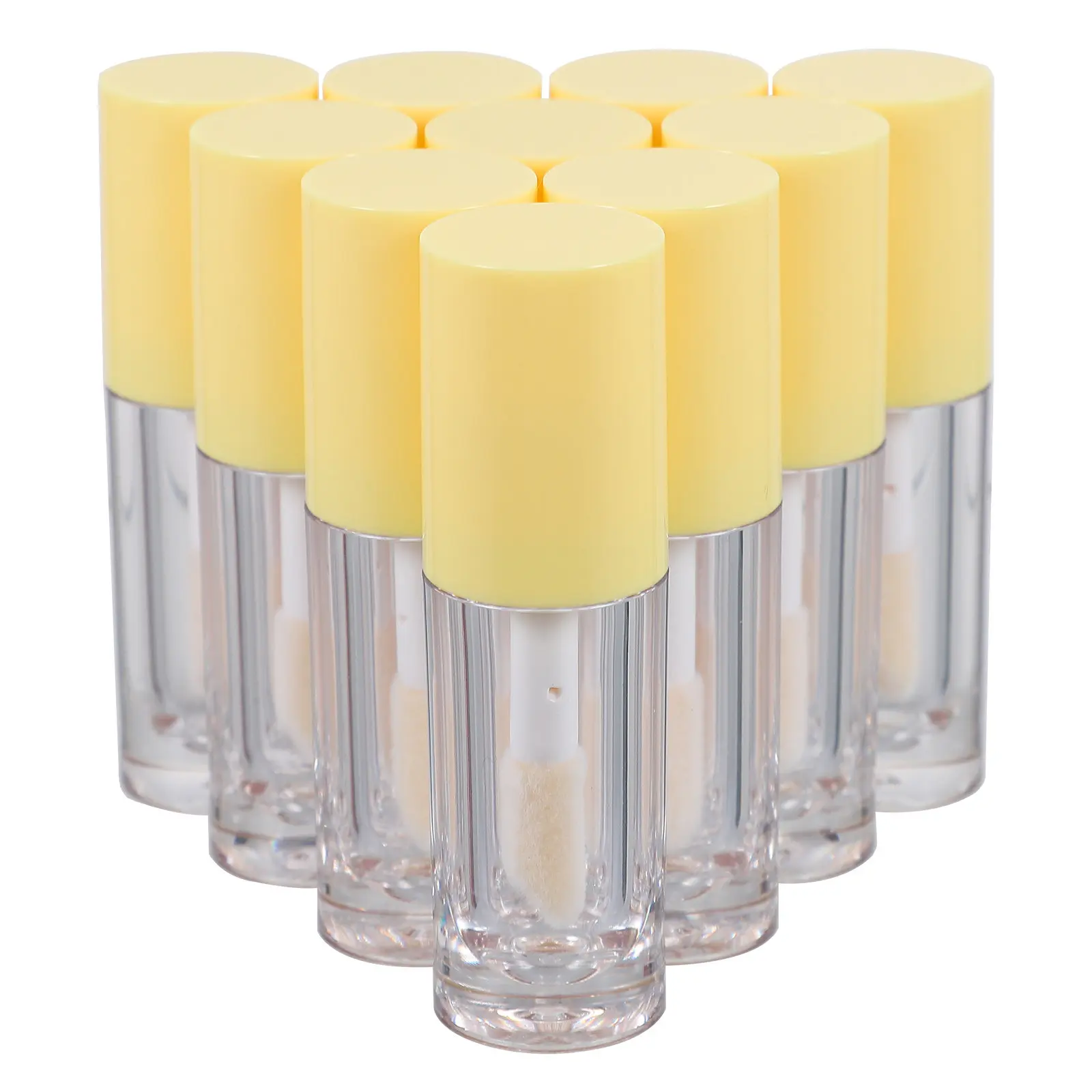 

10 шт. прозрачных флаконов для блеска для губ объемом 6 мл, герметичные портативные тюбики для масла для губ с кисточкой, контейнеры для путешествий, сделай сам