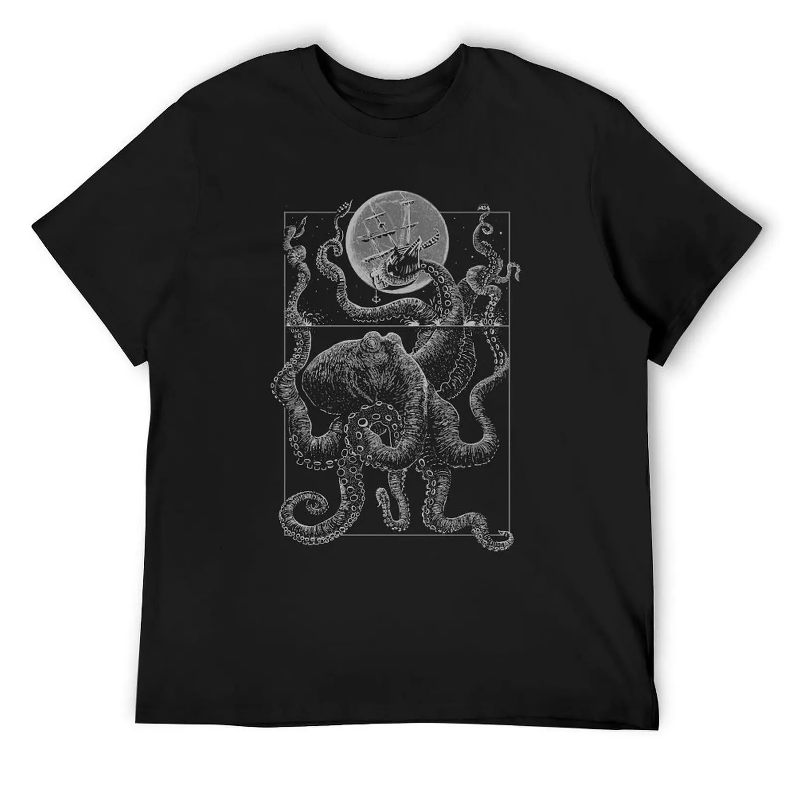 

Kraken T-Shirt plus sizes korean fashion customizeds T-shirts for men cotton