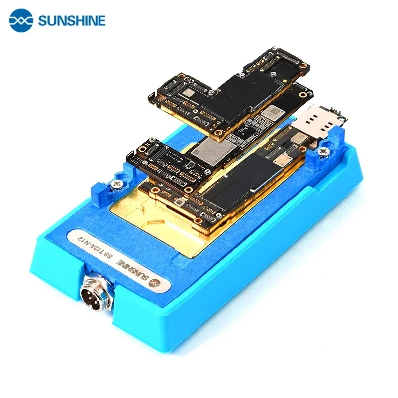 Sunshine T12A Preheating Station Welding Platform For iPhone X-14 mini/13/13Pro max Motherboard Welding Table Desoldering Heater