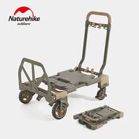 Naturehike folding trolley portable outdoor pull cart camping camping trailer large capacity camp car