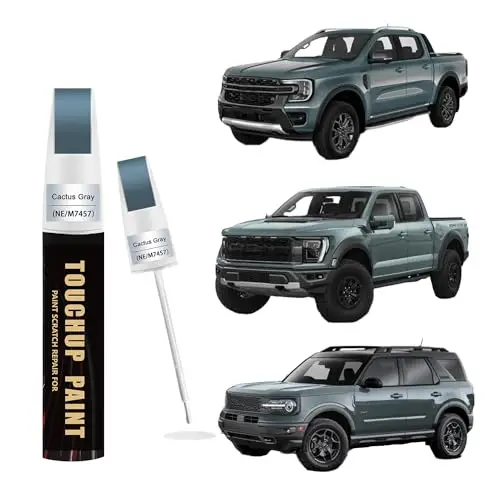 Cactus Gray(NE/M7457) Car Paint Touch Up Pen Compatible with Ford,Automotive Scratch Remover for Nicks&Chips Repair