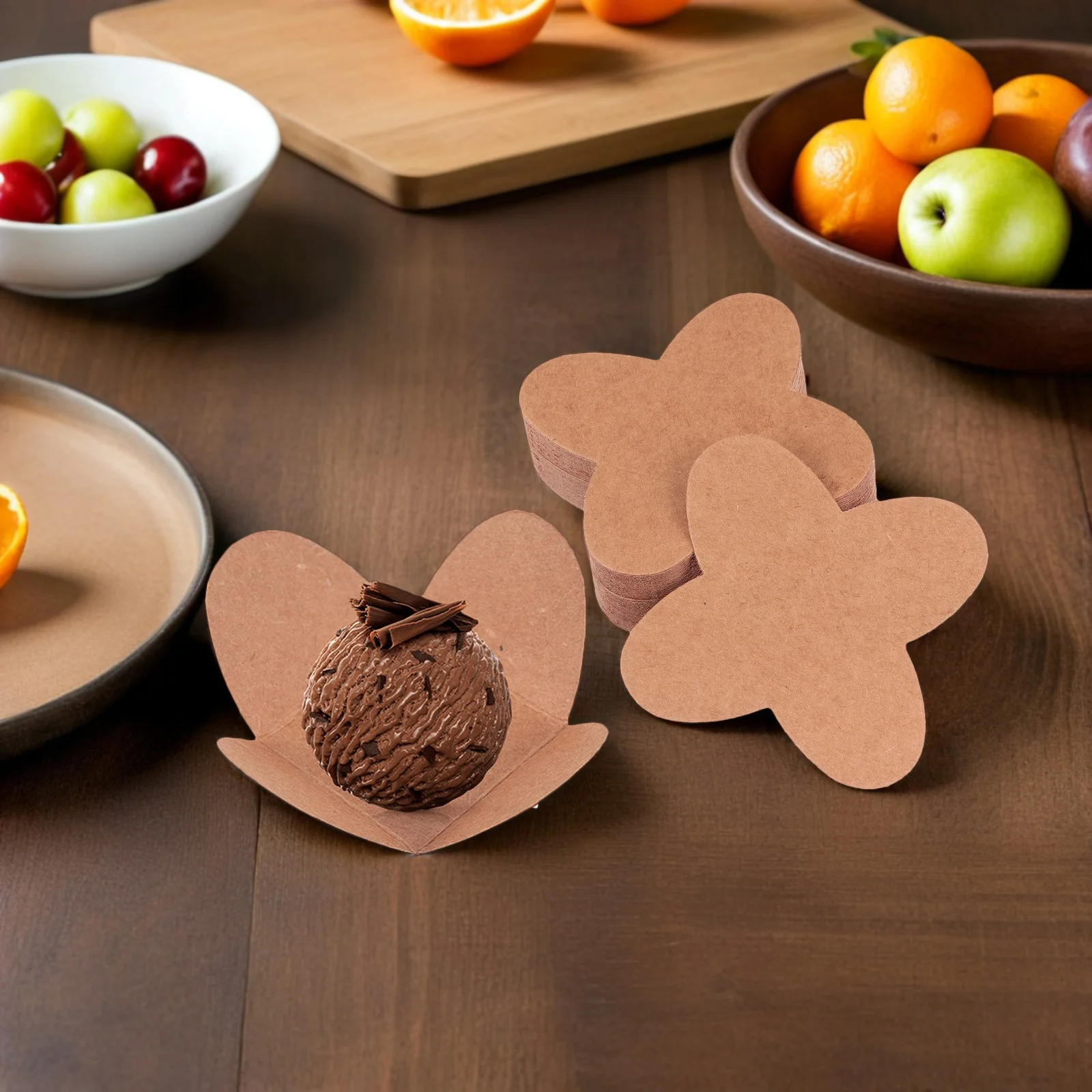 

200Pcs Truffle Chocolate Tray Beautiful Candy Decor Wrapping Homemade Caramels Nougats Confections Chocolate Truffle Wrapper