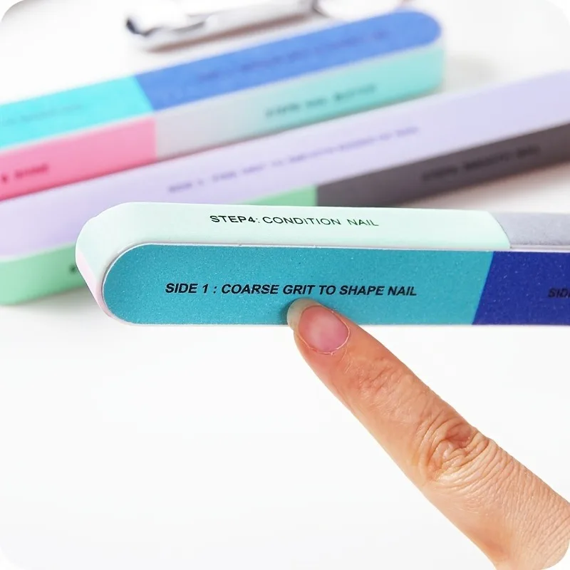 8개입 전문가용 네일 케어 키트 - 큐티클 푸셔, 네일 파일, 네일 브러시, 핀셋 포함 매니큐어 세트 - 무향, 부드러움