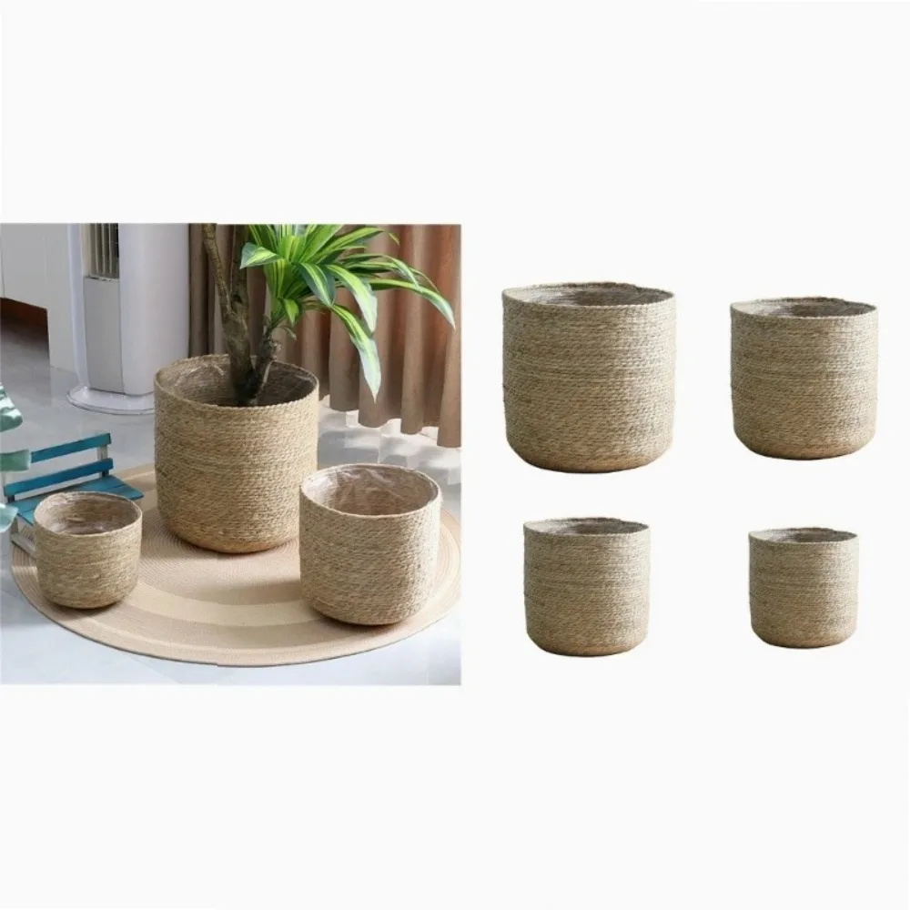 Plant Basket With Liner Indoor Woven Plant Pots for Planter Flower Pots Plant Pot Decoration