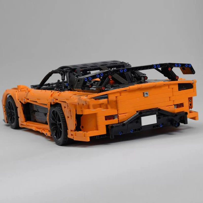 MOC-57488 NEW Model Building Blocks Bricks RX-7 -Veilside Fortune Sports Car Assembly Children\'s Education Kids for Toys Gifts