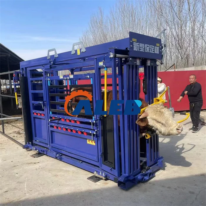 High Efficiency Cattle Farm Livestock Breeding Machinery and Equipment Squeeze Machine