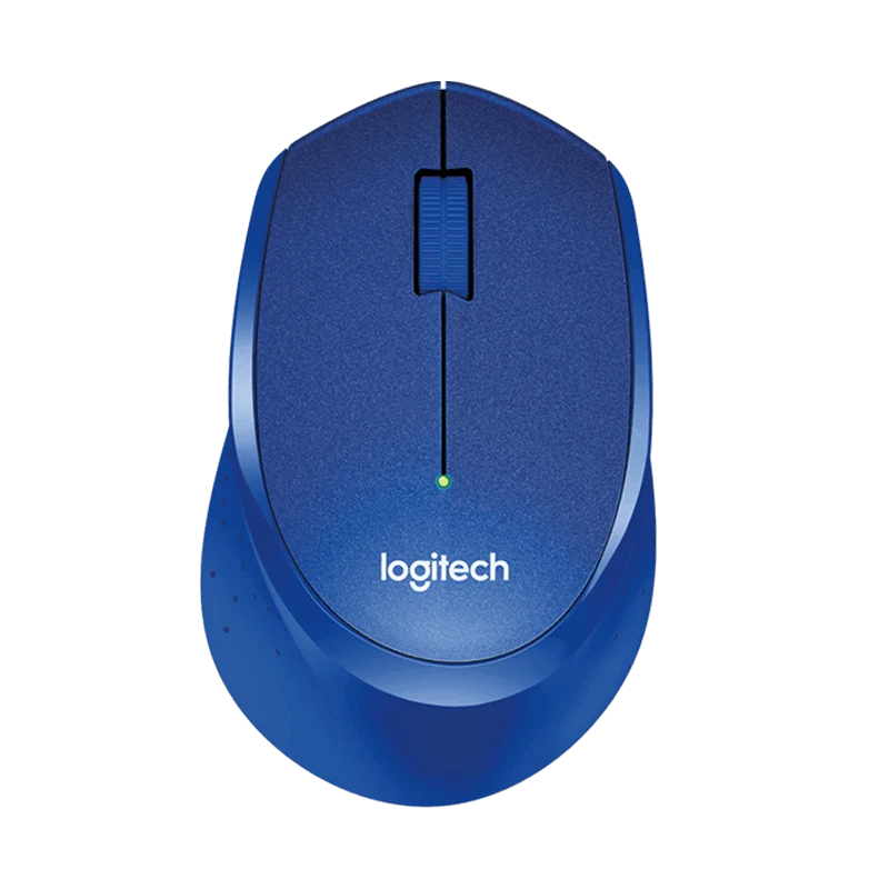 لوجيتك M330/M331 ماوس صامت لاسلكي، تصميم مريح مريح، انقر هادئ، توصيل USB وتشغيل ماوس للكمبيوتر المحمول وسطح المكتب