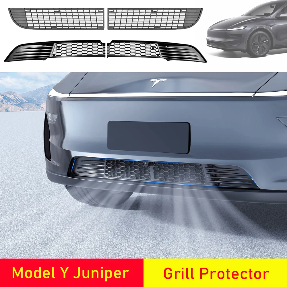 For Tesla Model Y Juniper YL 2025 2026 Insect-proof Net Front Trunk Dust Proof Inner Vent Grille Air Inlet Protection Mesh Grill