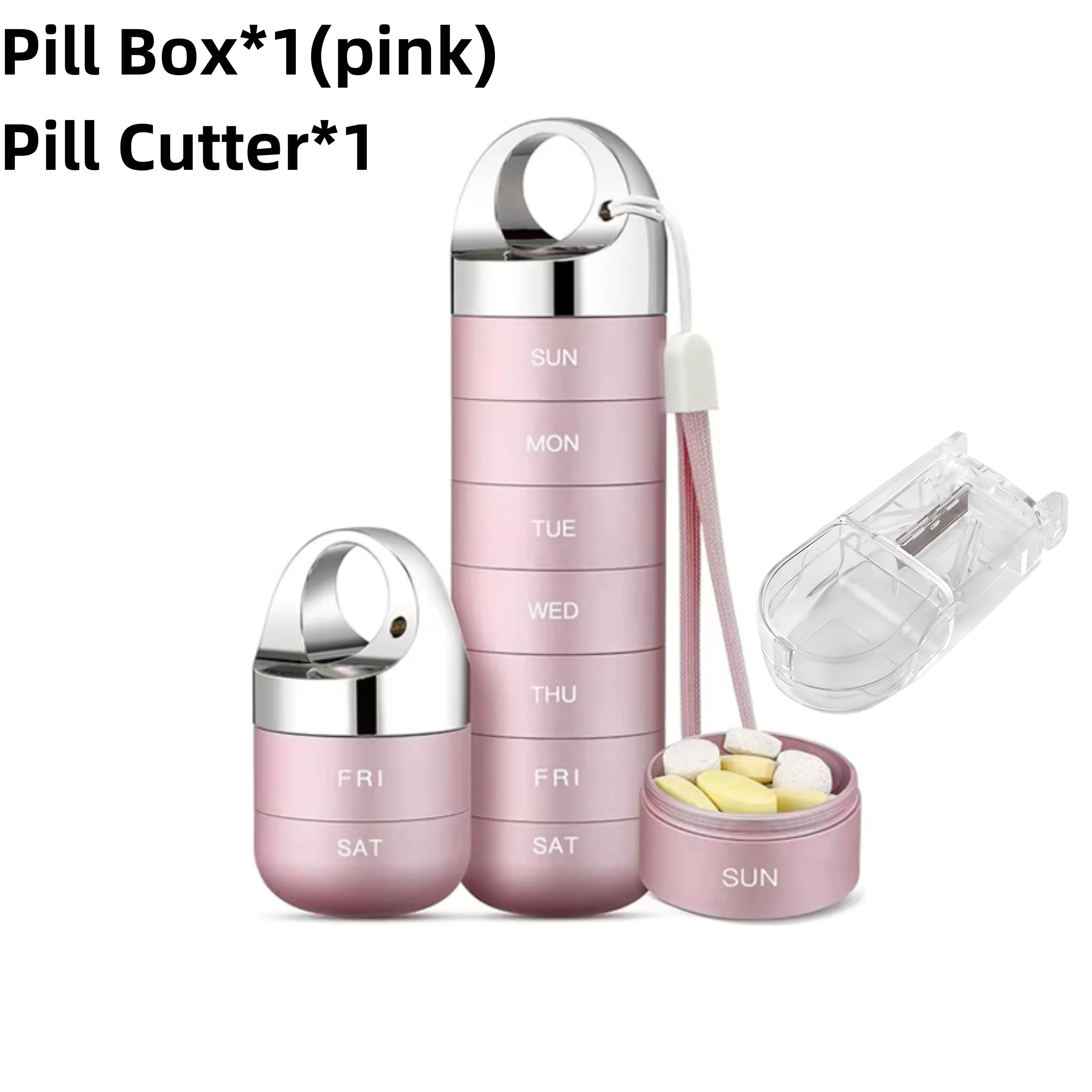 

1Pcs Aluminum Alloy Metal Medicine Box large Capacity Storage Medicine Box Portable Waterproof Medicine Box