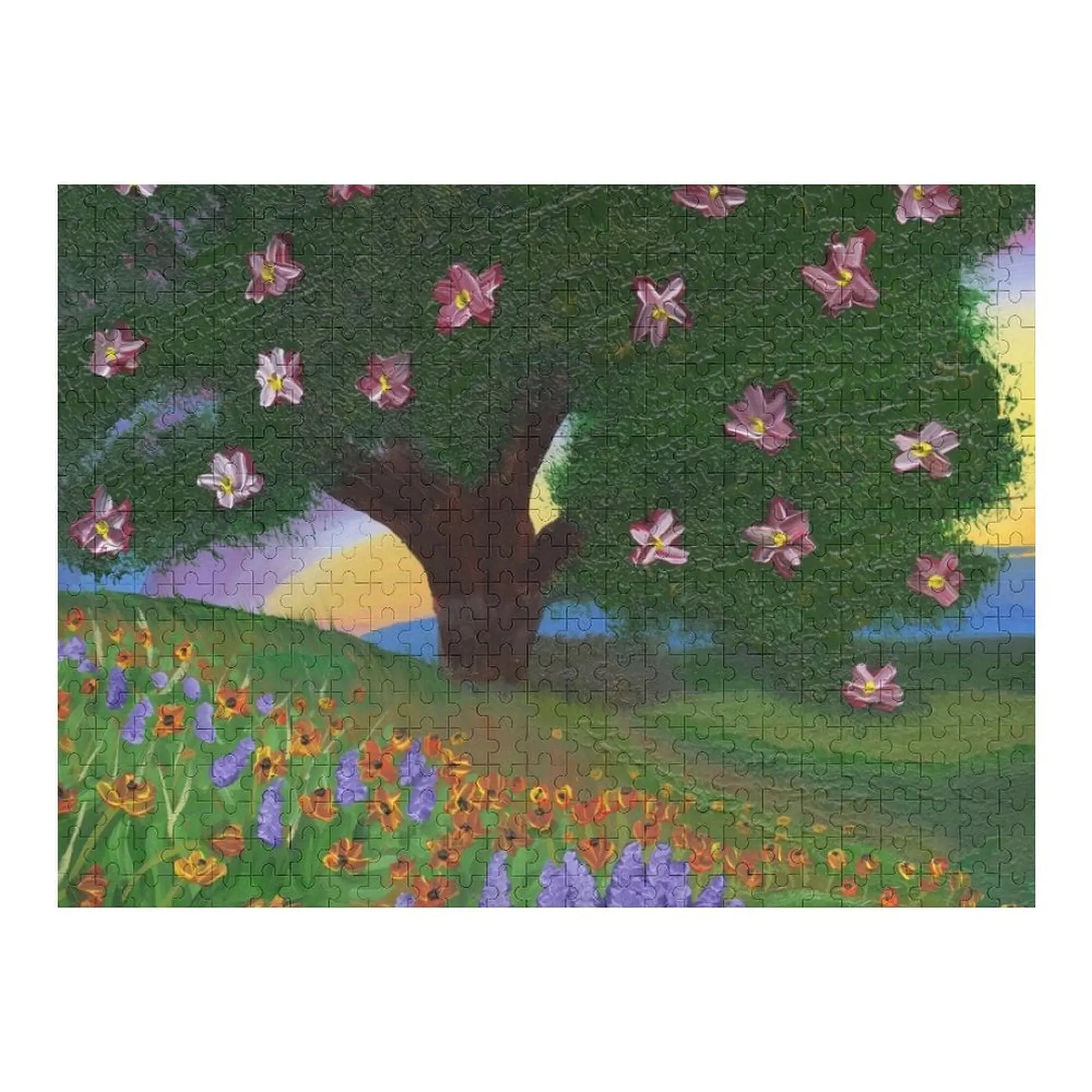 

Мирное место - картина маслом, головоломка, персонализированная для детей, детская игрушка-головоломка на заказ