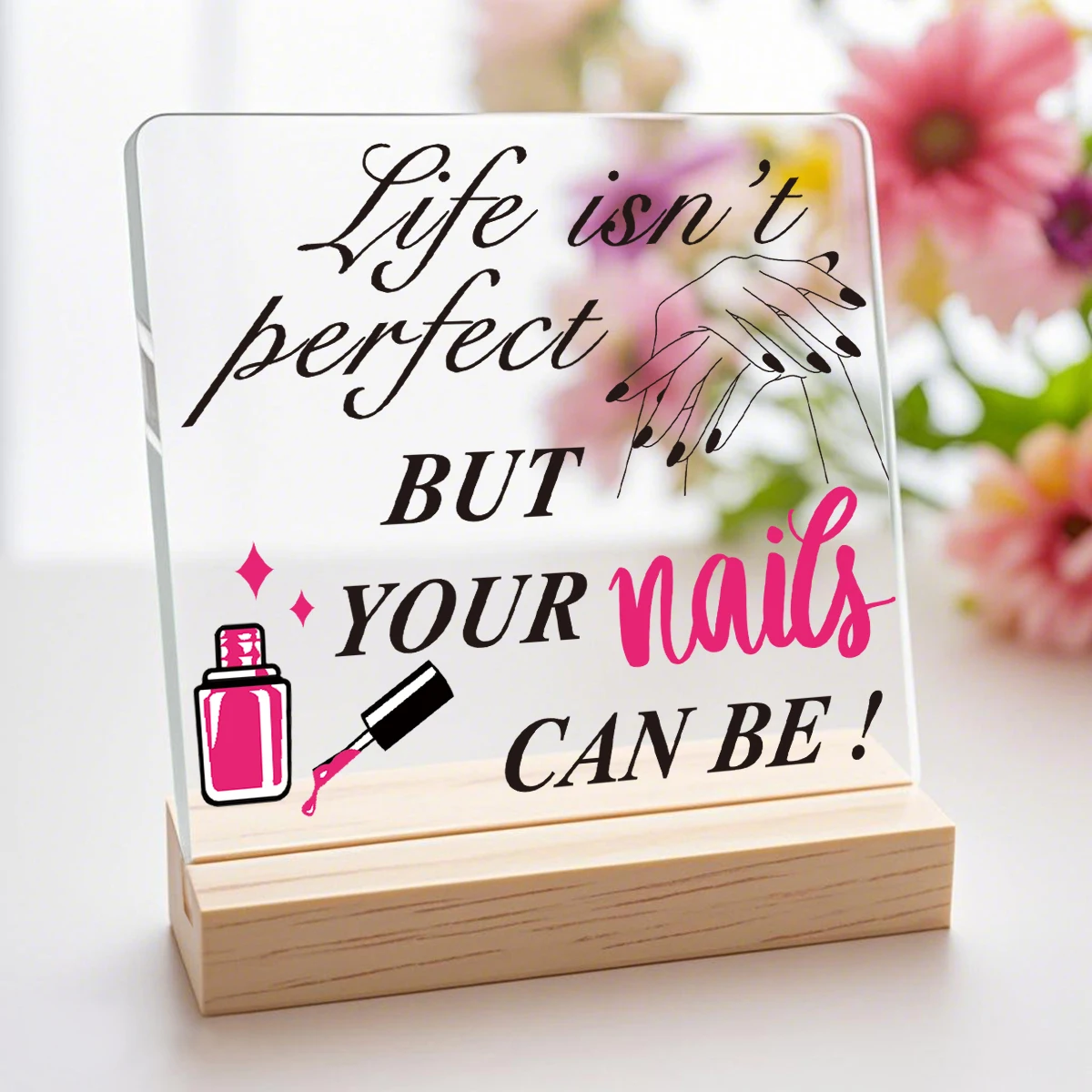 Acryl Nagels Art Prop Nagelstudio Tafelblad Stand Decor Nail Art Works Show Board Press-on Nagels Nailfie Foto Prop