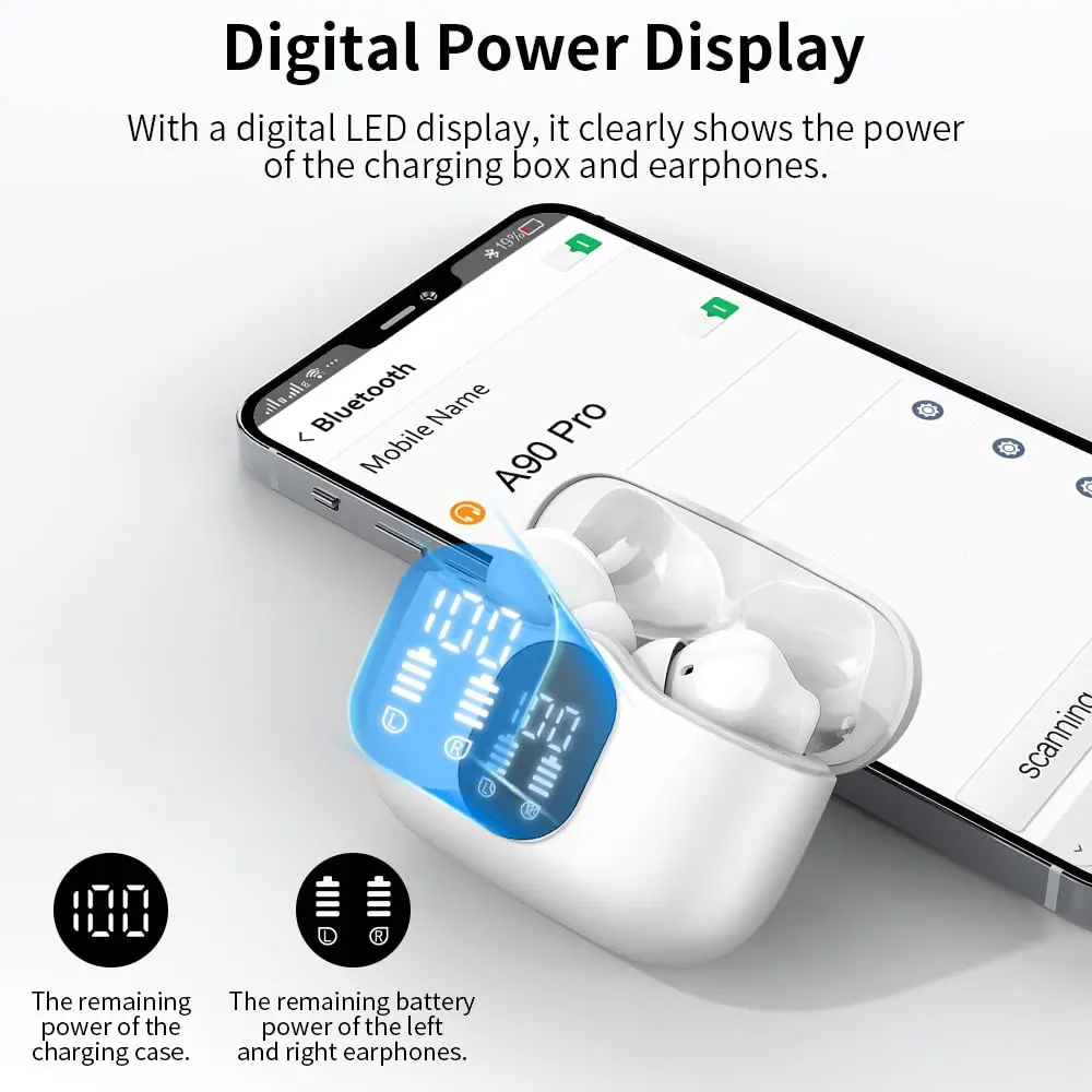 Bluetooth 5.3 Wireless Earbuds 5