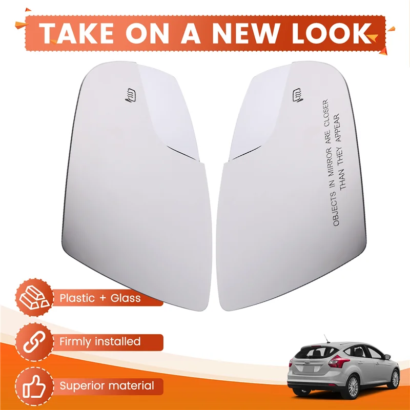 

Heating Function Rearview Mirror Glass Replacement Wing Mirror For Ford Focus C-Max