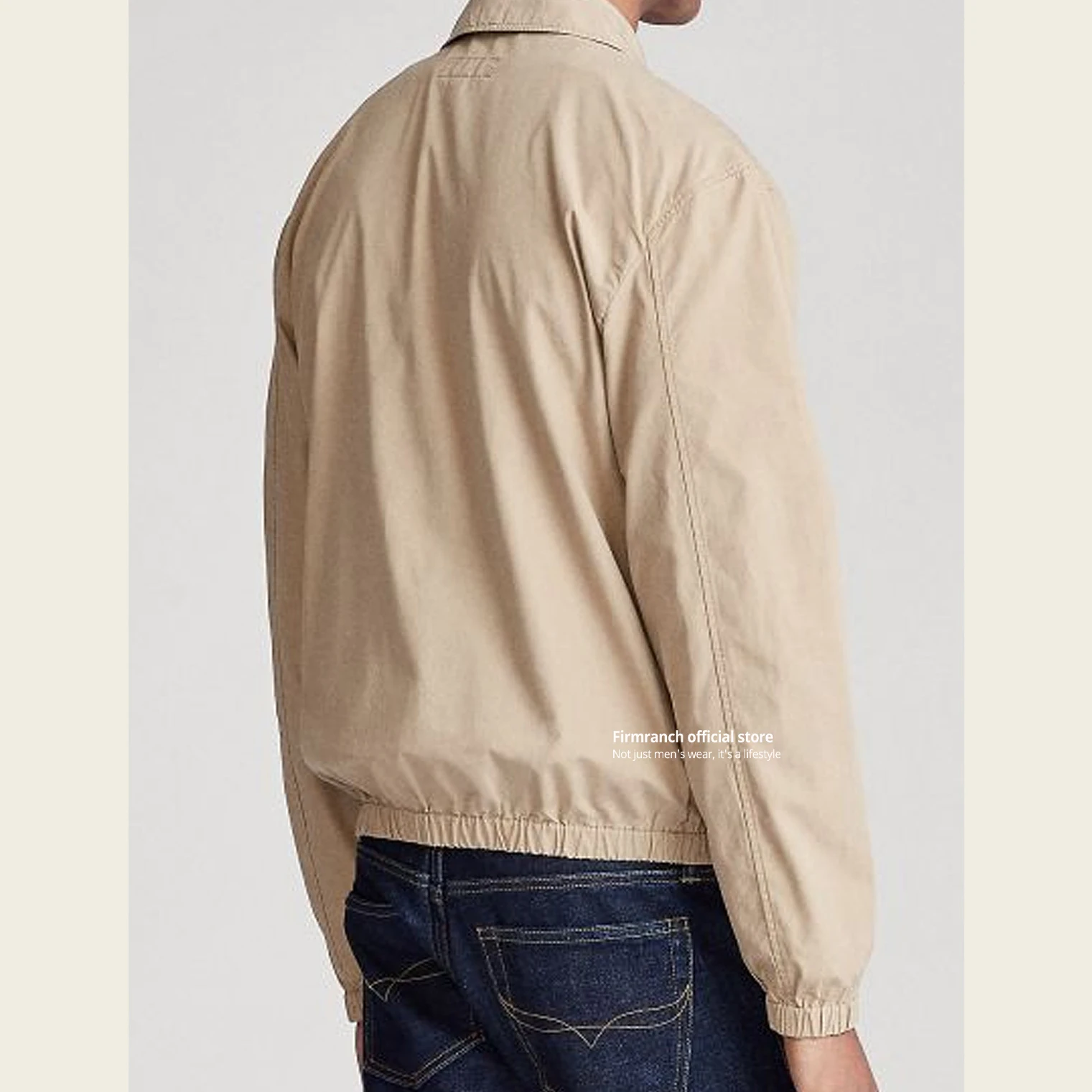 Firmranch Amekaji British Vintage Classic Jacket  For Men Women Cotton Lapel Business Casual Trench Coat Spring Autumn Blazer