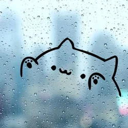 Pegatina de cuerpo de coche Bongo Cat, vinilo, accesorios de estilo de coche, calcomanía de parachoques automático, cubierta de longitud, arañazos, pegatinas personalizadas, productos, 15cm