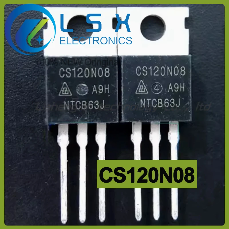 10pcs CS120N08 CS120N08A9H CS120N08A8 120A 80V TO-220  New and Original