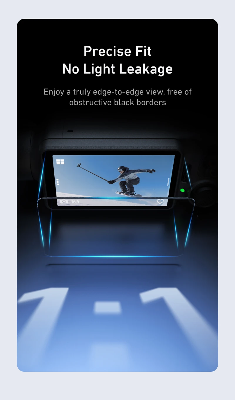 TELESIN AR HD Tempered Film Screen Protector For DJI OSMO Pocket 4P Lens Protective Glass Dustproof for Pocket 4P Accessories
