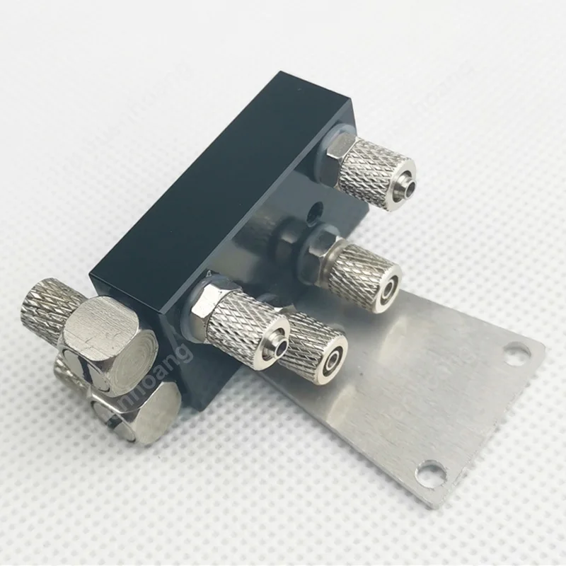 1Set Hydraulic Model Boom Oil Manifold Block Kit Two Way Three-way Valve Blocks DIY Modification Parts for 1/12 Scale Models