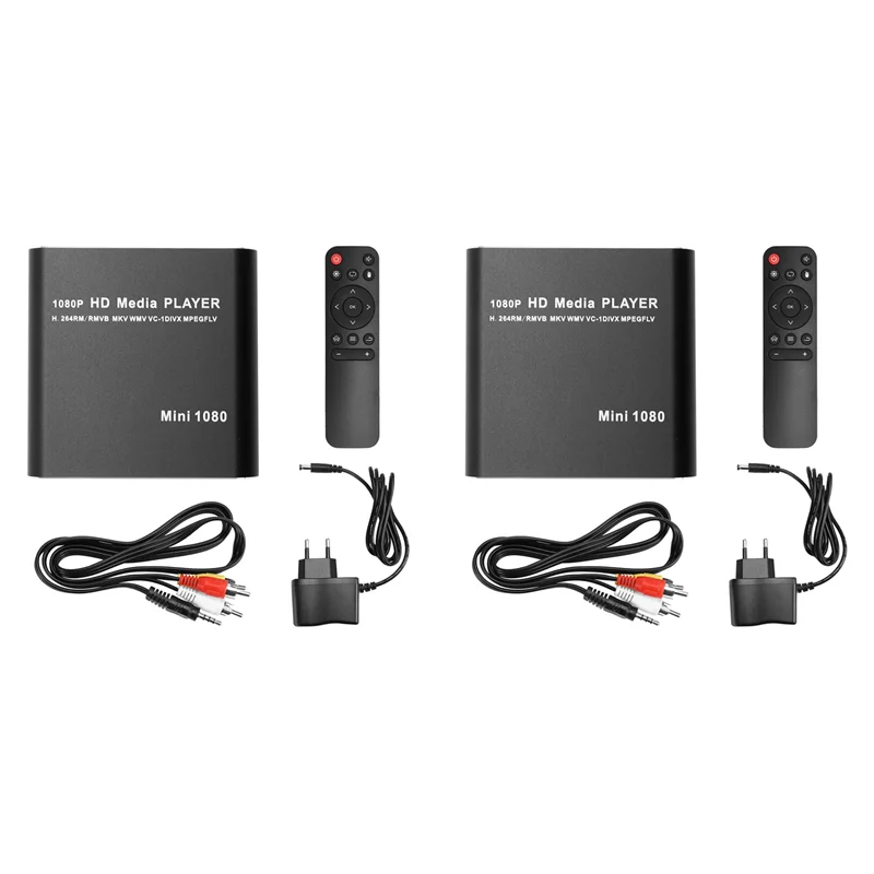 ELECT-2X MKV H.264 HDD Pemutar Multimedia Full HD 1080P USB Media Player dengan SD Media TV Box Mendukung RMVB WMV HDD EU PLUG
