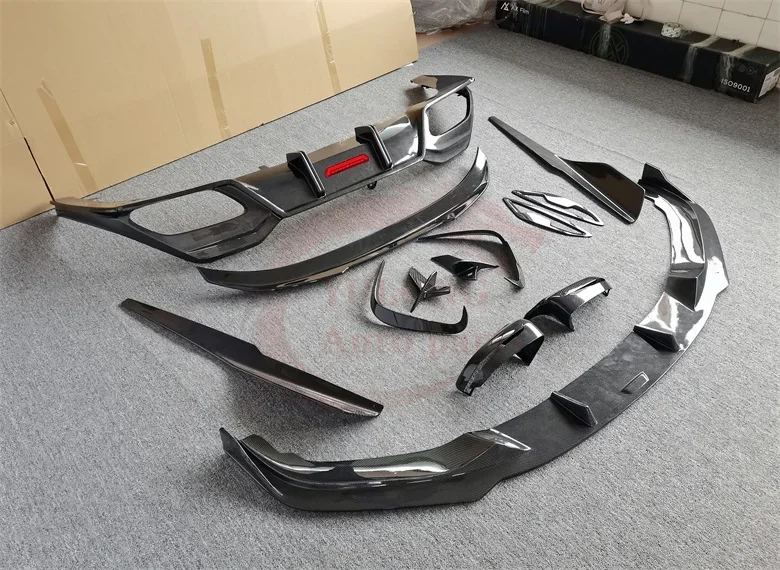 Carbon Fiber front bumper lip front canard side skirt rear diffuser Rear Spoiler mirror for BMW 8 Series 840i G14 G15 G16