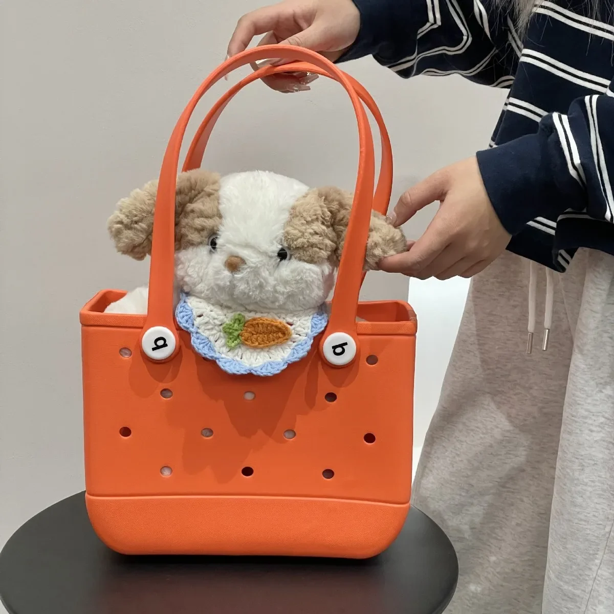 حقيبة شاطئية صغيرة إيفا مطاط مقاوم للماء الصيف بركة سلة التخزين المرأة التسوق حقيبة يد صغيرة هلام كروك كيس حمل حقيبة #6