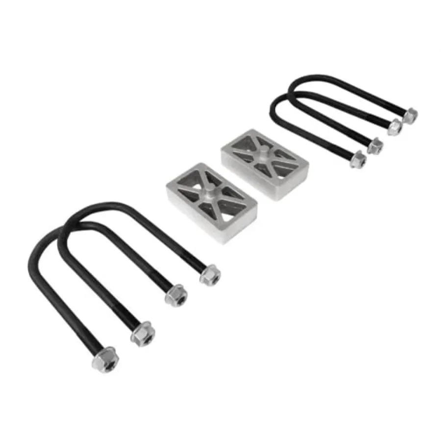 

For 19671970 Mustang Rear Leaf Spring U Bolt Kit with 1 Lowering Blocks for Enhanced Suspension Performance and Improved Vehicl