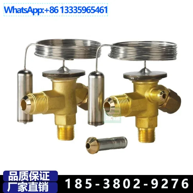 

Perry Brass THR-100HC Expansion Valve with Replaceable Core Thermal Expansion Valve T2 with Spool