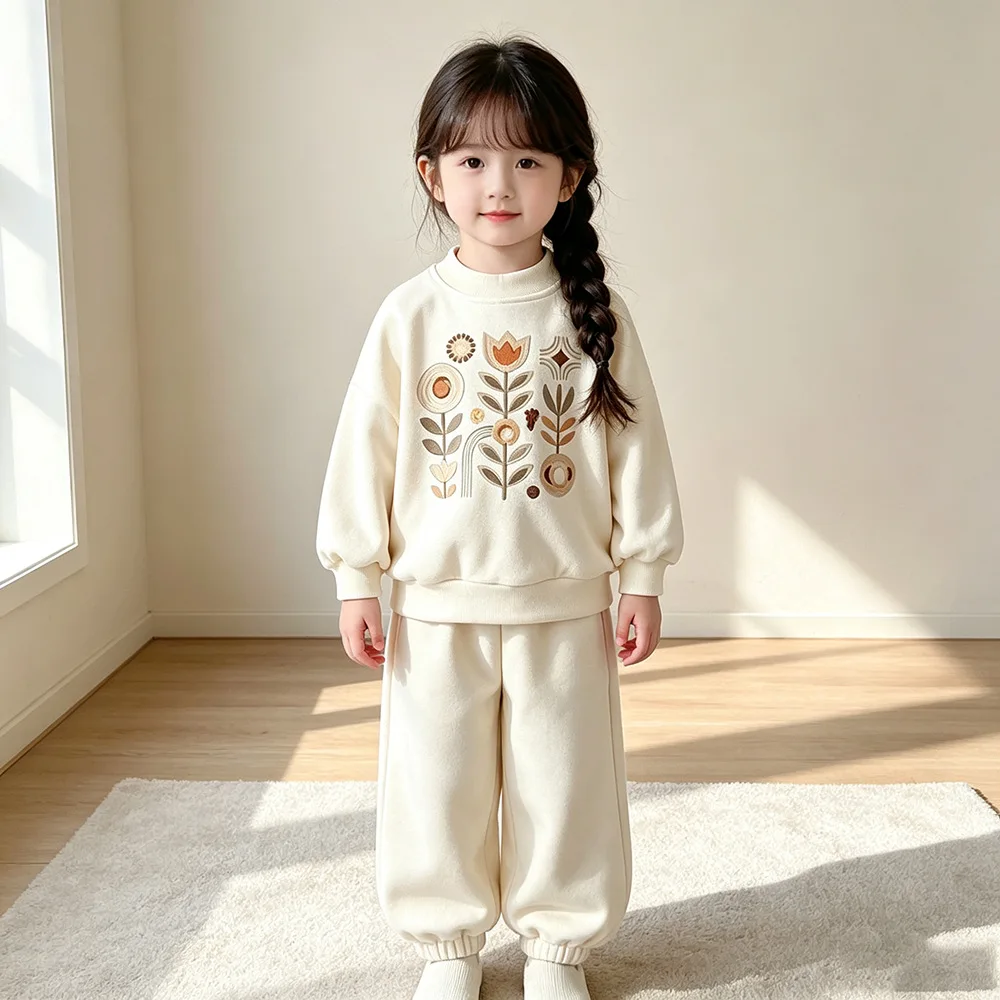 Neue Frühlings- und Herbstmode für Babys und Mädchen, Kinderkleidung, Niedliche Freizeitkleidung, T-Shirt und Hose, 2-teiliges Set, Kleinkind-Sportkostüm, Kinder-Trainingsanzüge – Detail 17