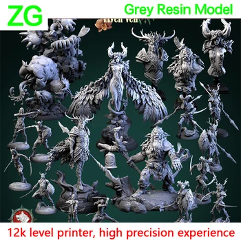 Elfo de madera del bosque, árbol con plumas, Guerrero, equipo de correr, juego de mesa, modelo de ajedrez