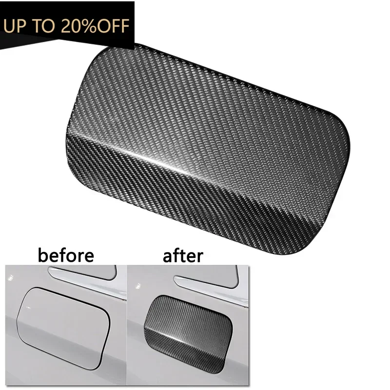 

Car Carbon Fiber Oil Fuel Tank Box Decor Cover For BMW 3-Series F30 F35 2012-2016 Fuel Tank Cap Trim Car Styling Accessories